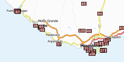 Dünen Maspalomas Gran Canaria Stadtplan